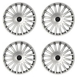 Poklice pro Peugeot (nové logo) 15 CRYSTAL silver