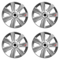 Poklice pro Peugeot (nové logo) 15 GTX CARBON silver