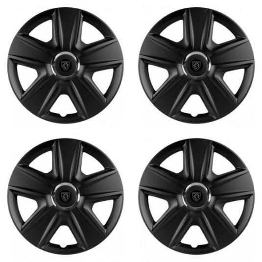 Poklice pro Peugeot (nové logo) 15 ESPRIT RC BLACK