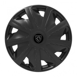 Poklice pro Peugeot (nové logo) pre dodávky 15 Craft black