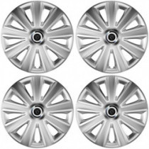 Poklice pro Peugeot (nové logo) 16 Aviator carbon RC 16 silver