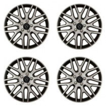 Poklice pro Peugeot (nové logo) 16 Dakar NC silver and black