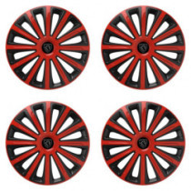 Poklice pro Peugeot (nové logo) 16 TREND red and black