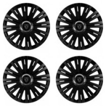 Poklice pro Peugeot (nové logo) 16 ACTIVE RC BLACK