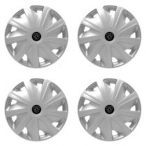 Poklice pro Peugeot (nové logo) pre dodávky 16 Craft silver