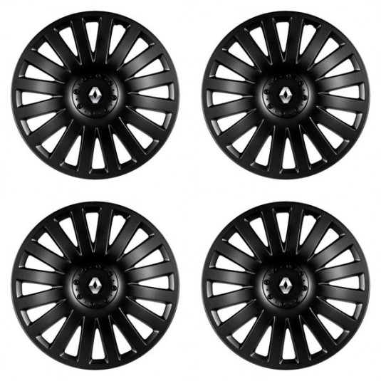 Poklice pro Renault (staršie logo) 15 Smart black