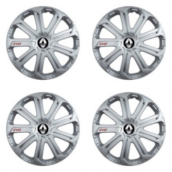 Poklice pro Renault (staršie logo) 15 Evo silver