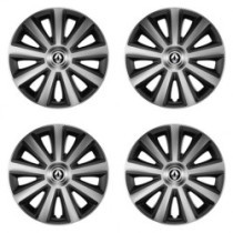Poklice pro Renault (staršie logo) 15 Aviator carbon silver&black