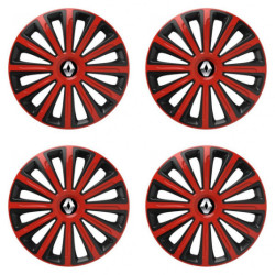 Poklice pro Renault (staršie logo) 15 TREND red and black