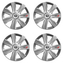 Poklice pro Renault (staršie logo) 15 GTX CARBON silver