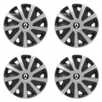 Poklice pro Renault (staršie logo) pre dodávky 15 Craft silver and black