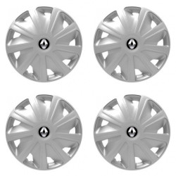 Poklice pro Renault (staršie logo) pre dodávky 15 Craft silver