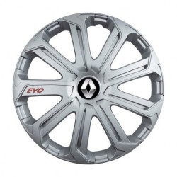 Poklice pro Renault (staršie logo) 16 Evo silver
