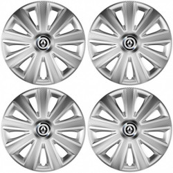 Poklice pro Renault (staršie logo) 16 Aviator carbon RC 16 silver