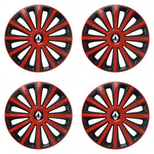 Poklice pro Renault (staršie logo) 16 TREND red and black