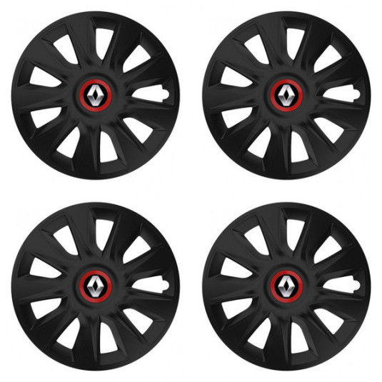 Poklice pro Renault (staršie logo) 17 STRATOS RR black