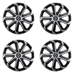 Poklice pro Renault (nové logo) 14 Evo black&silver