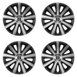 Poklice pro Renault (nové logo) 14 Aviator carbon silver&black