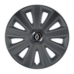 Poklice pro Renault (nové logo) 15 Aviator carbon grafite