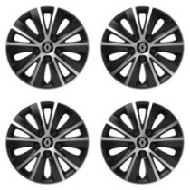 Poklice pro Renault (nové logo) 15 RAPIDE silver and black