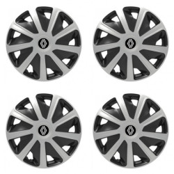 Poklice pro Renault (nové logo) pre dodávky 15 Craft silver and black