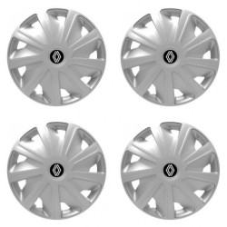 Poklice pro Renault (nové logo) pre dodávky 15 Craft silver