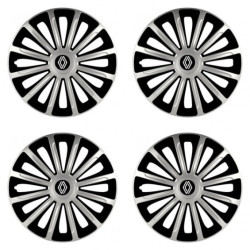 Poklice pro Renault (nové logo) 16 TREND silver and black