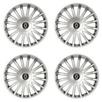 Poklice pro Renault (nové logo) 16 CRYSTAL silver