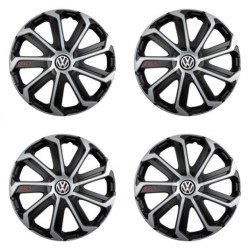 Poklice pro VW (černé) 14 Evo black&silver