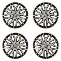 Poklice pro VW (černé) 15 Dakar NC silver and black