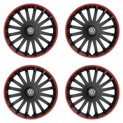 Poklice pro VW (černé) 15 CRYSTAL RO black