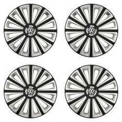 Poklice pro VW (černé) 15 TREND RC double colour