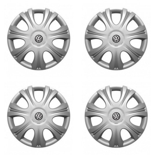 Poklice pro VW (černé) 15 IMPULSE