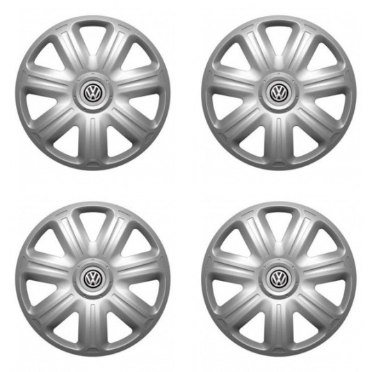 Poklice pro VW (černé) 15 COMFORT