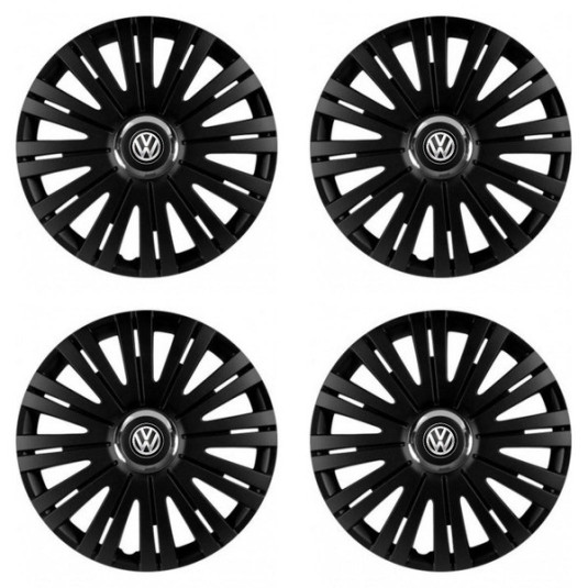 Poklice pro VW (černé) 15 ACTIVE RC BLACK