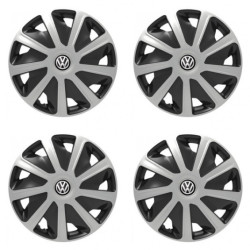 Poklice pro VW (černé) pre dodávky 15 Craft silver and black