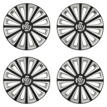 Poklice pro VW (černé) 16 TREND RC double colour