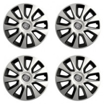 Poklice pro VW (černé) 16 STRATOS double colour