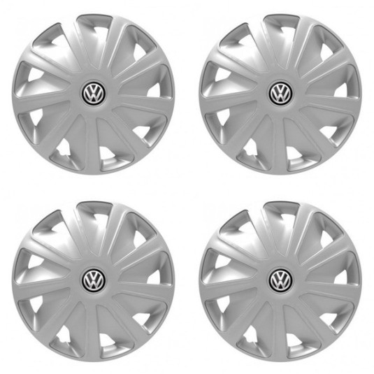 Poklice pro VW (černé) pre dodávky 16 Craft silver