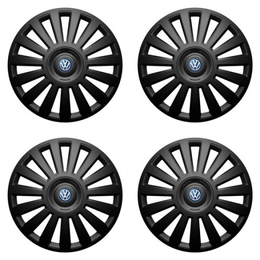Poklice pro VW (modré) 14 Luxury black