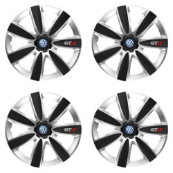 Poklice pro VW (modré) 14 GTX CARBON silver/black