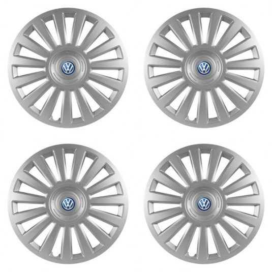 Poklice pro VW (modré) 15 Luxury