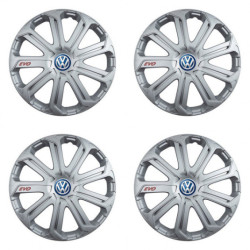 Poklice pro VW (modré) 15 Evo silver