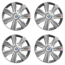 Poklice pro VW (modré) 15 GTX CARBON silver