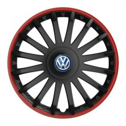 Poklice pro VW (modré) 15 CRYSTAL RO black