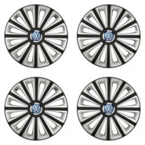 Poklice pro VW (modré) 15 TREND RC double colour