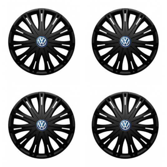 Poklice pro VW (modré) 15 SPARK BLACK