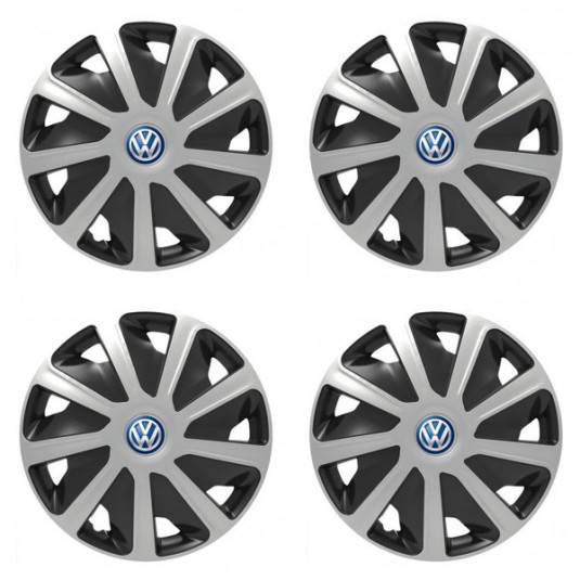Poklice pro VW (modré) pre dodávky 15 Craft silver and black