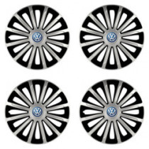 Poklice pro VW (modré) 16 TREND silver and black