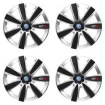 Poklice pro VW (modré) 16 GTX CARBON silver/black